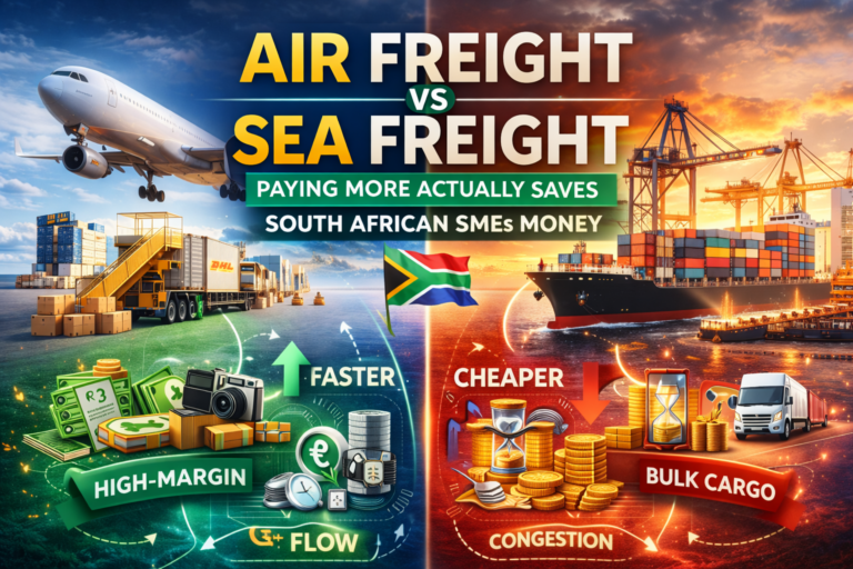 Air Freight vs Sea Freight: When Paying More Actually Saves South African SMEs Money