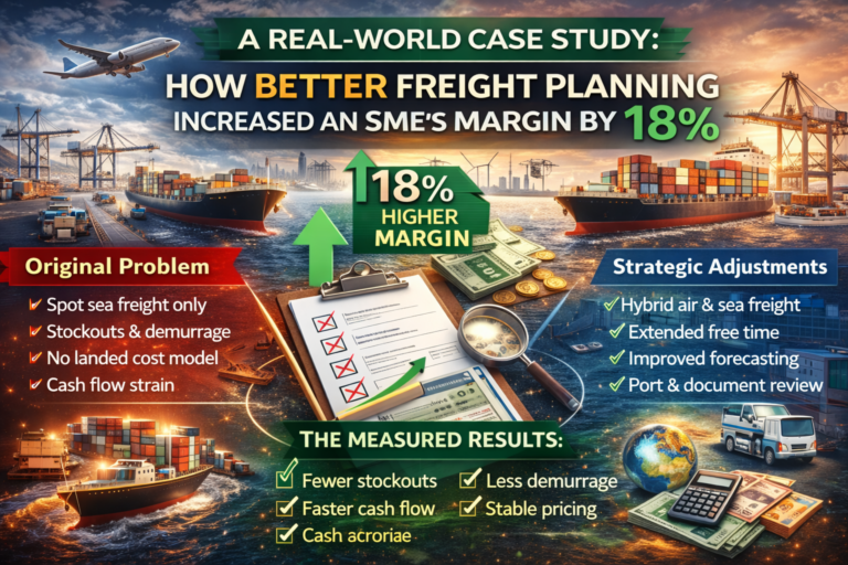 A Real-World Case Study: How Better Freight Planning Increased an SME’s Margin by 18%