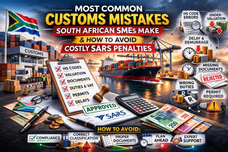 The Most Common Customs Mistakes South African SMEs Make (And How to Avoid Costly SARS Penalties)