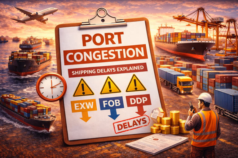 Port Congestion Explained: Why Shipping Delays Happen in Global Trade