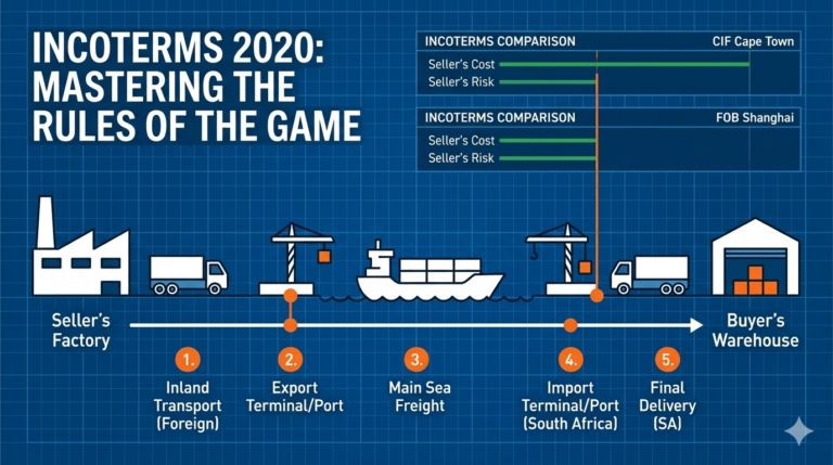 Demystifying Incoterms 2020 for SA Businesses: Who Pays, Who Risks, and Why CIF Can Be Dangerous